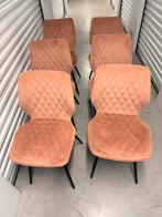 6 Roze Marieke Eetkamerstoelen - Nette Staat!, Huis en Inrichting, Stoelen, Ophalen, Gebruikt, Overige kleuren, Stof