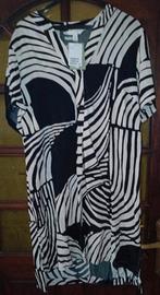 Leuk zomers tuniek/kort jurkje met M/L NIEUW!!100%Viscose!, Ophalen, Nieuw, Zwart