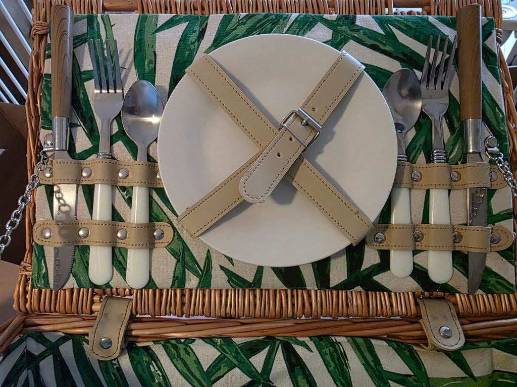 Vintage Picknickmand - Zo goed als nieuw!, Ophalen of Verzenden, Zo goed als nieuw, Zonder inhoud