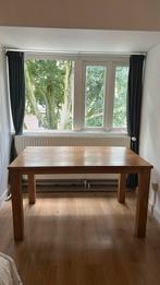 Massief teak eettafel, Huis en Inrichting, Tafels | Eettafels, Ophalen, Gebruikt, 100 tot 150 cm, Teakhout