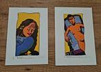 2 litho’s van Jacques Charlier, gesigneerd en genummerd, Ophalen of Verzenden