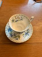 Royal albert Juli, Verzamelen, Ophalen of Verzenden, Zo goed als nieuw, Kop en/of schotel