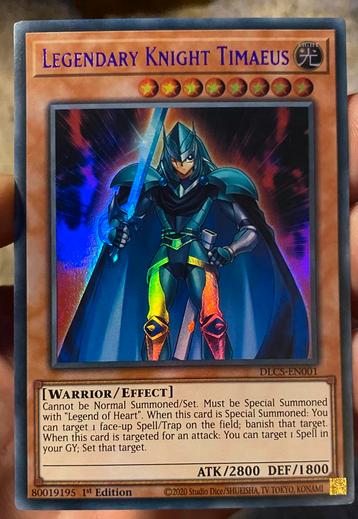 Yu-Gi-Oh! Legendary Knight Timaeus DLCS 1st Ed ! beschikbaar voor biedingen