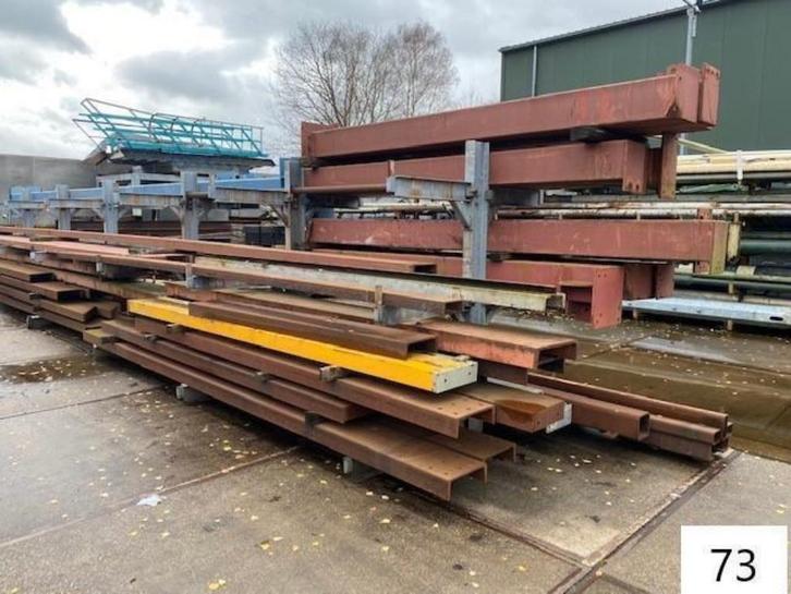 0350. Hoekijzer / koker / balk / ijzer, Doe-het-zelf en Verbouw, Metalen, Gebruikt, IJzer, Ophalen