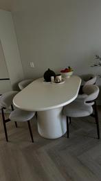 eettafel ovaal, Huis en Inrichting, Tafels | Eettafels, Ophalen, Overige materialen, Gebruikt, 100 tot 150 cm