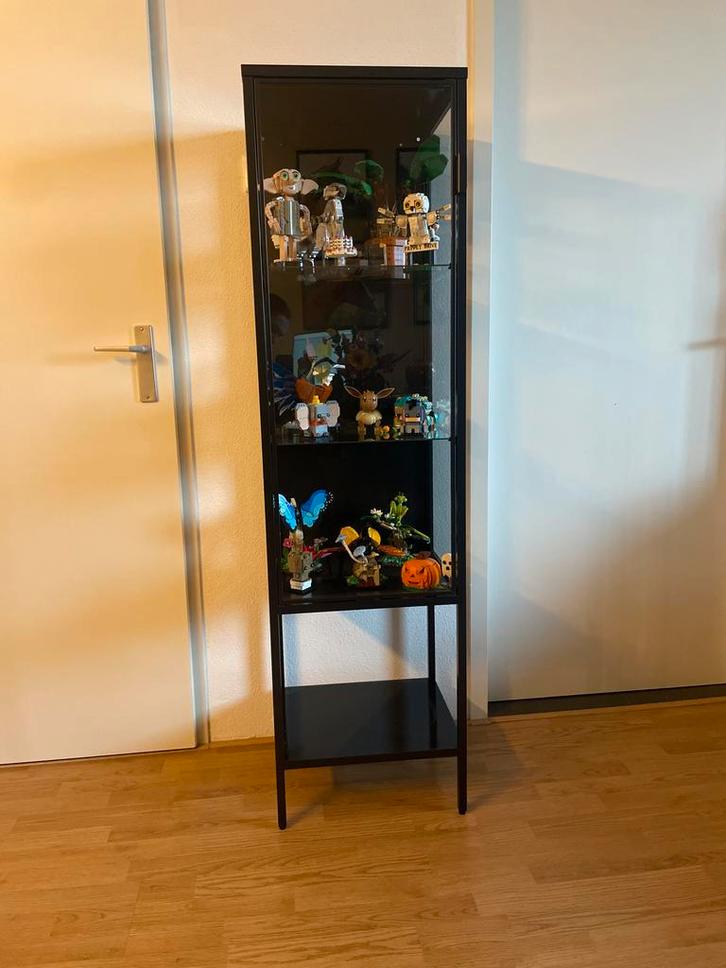Ikea Rudsta Zwart, Huis en Inrichting, Kasten | Vitrinekasten, Zo goed als nieuw, 150 tot 200 cm, Minder dan 50 cm, 25 tot 50 cm