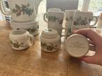 Theepot van Marjolein Bastin met kopjes en melk en suiker, Ophalen, Porselein, Overige stijlen, Overige typen