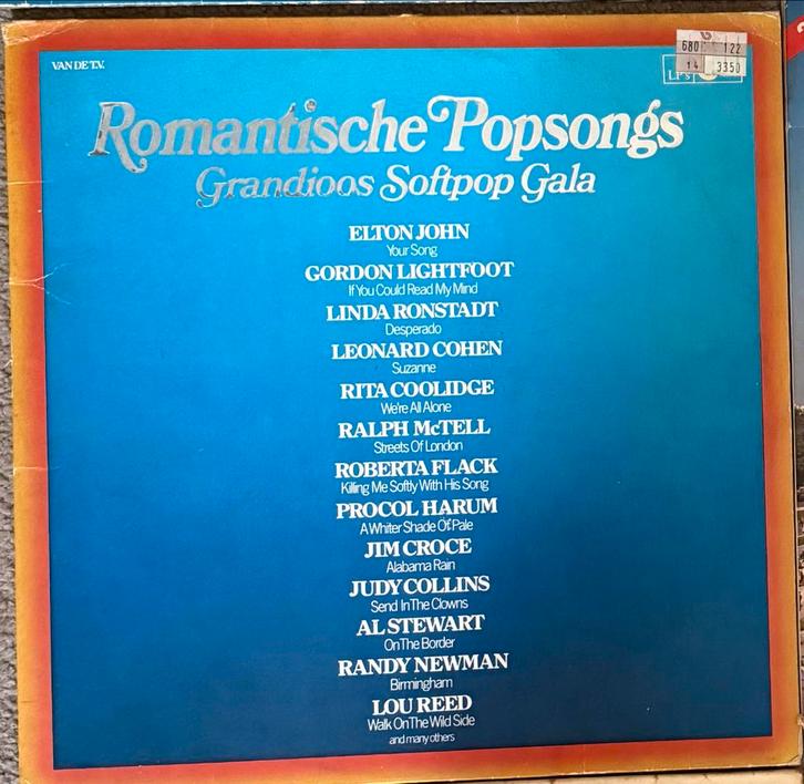 Romantische Popsongs LP - Softpop Gala Vinyl, Cd's en Dvd's, Vinyl | Pop, Gebruikt, 1960 tot 1980, 12 inch, Ophalen