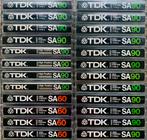 Onbeschreven TDK SA90 SA60 cassettebandjes JAPAN SA-90 SA 90, Gebruikt, 2 t/m 25 bandjes, Ophalen of Verzenden, Voorbespeeld
