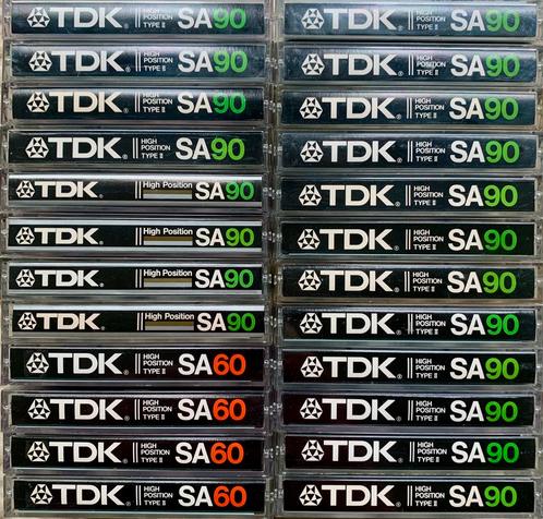 Onbeschreven TDK SA90 SA60 cassettebandjes JAPAN SA-90 SA 90, Cd's en Dvd's, Cassettebandjes, Gebruikt, Voorbespeeld, 2 t/m 25 bandjes