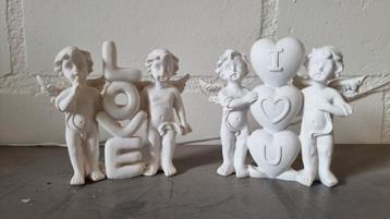 Engelbeeldjes Set van 2 - Liefde & Bescherming 12x8cm

 beschikbaar voor biedingen