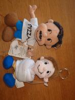 Twee Leuke Knuffel Sleutelhangers Pizza zacht allerlei, Ophalen of Verzenden