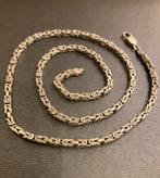 Zilveren 925 koningsketting, Sieraden, Tassen en Uiterlijk, Kettingen, Ophalen, Zo goed als nieuw, Goud, Zilver