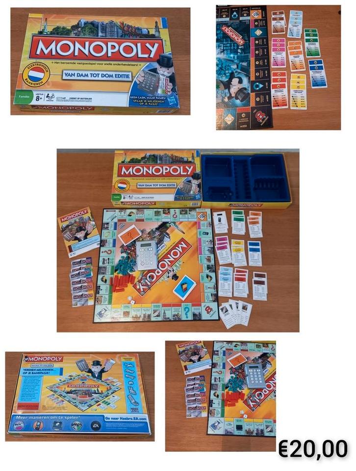 Diverse spelletjes, Hobby en Vrije tijd, Gezelschapsspellen | Overige, Zo goed als nieuw, Ophalen