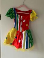 Carnaval pakje jurkje kind meisje clown, Ophalen, Zo goed als nieuw, Maat 34 (XS) of kleiner, Carnaval