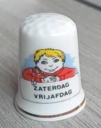 Vingerhoedjes verzamelen zaterdag stukje serie, Verzamelen, Vingerhoedjes, Ophalen of Verzenden, Zo goed als nieuw