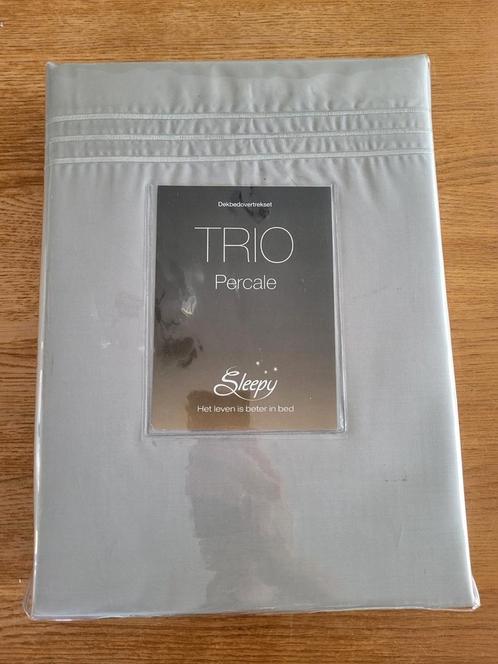 Sleepy Trio Percale Dekbedovertrek - 240x220, Huis en Inrichting, Slaapkamer | Beddengoed, Nieuw, Dekbedovertrek, Tweepersoons