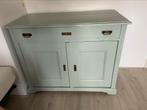 Antiek grenen commode oud groen, Ophalen, Gebruikt, 50 tot 70 cm, 100 cm of meer