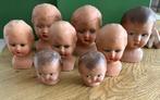 antieke vintage poppenhoofdjes, Antiek en Kunst, Curiosa en Brocante, Ophalen of Verzenden