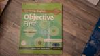 Objective first Cambridge English, Boeken, Schoolboeken, Ophalen of Verzenden, Zo goed als nieuw, Overige niveaus, Engels