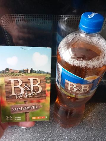 Grote fles Rivella en B & B spel  beschikbaar voor biedingen