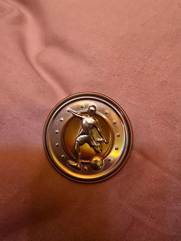 Voetbal Muntje beschikbaar voor biedingen