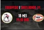 Sparta - Psv 2/3 tickets gezocht!!, Tickets en Kaartjes, Eén persoon