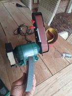 Band schuurmachine met steenschijf en polijst schijf, Ophalen of Verzenden, 600 tot 1200 watt, Bandschuurmachine