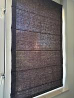 2 vouwgordijnen bruintint. LxB 146,5cm bij 90cm, Gebruikt, Bruin, 100 tot 150 cm, 50 tot 100 cm