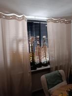 2 Beige Overgordijnen met Glans - 140x260cm, Huis en Inrichting, Ophalen, 100 tot 150 cm, 200 cm of meer, Beige