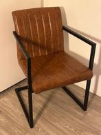 Gebruikte Eetkamerstoelen - Comfortabel en Stijlvol, Huis en Inrichting, Ophalen, Gebruikt, Bruin, Metaal