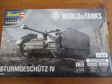 World of Tanks - StuG IV  (Revell 1/72) beschikbaar voor biedingen