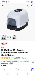 Splinternieuwe Kattenbak, in de kleuren wit/zwart!, Dieren en Toebehoren, Kattenbakken, Ophalen, Nieuw