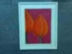 Schilderij tulpen met lijst, Minder dan 50 cm, Nieuw, Ophalen of Verzenden, Schilderij