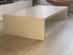 Witte Salontafel, Huis en Inrichting, Tafels | Salontafels, Ophalen, Kunststof, Gebruikt, 100 tot 150 cm