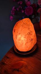 Zoutsteen mooie werkende staat 24 x 18 cm, Huis en Inrichting, Lampen | Tafellampen, Ophalen, Overige materialen, Zoutsteen, Zo goed als nieuw