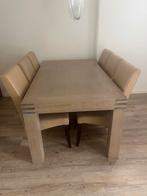 6 leren eetkamerstoelen, Ophalen, Gebruikt, Overige kleuren, Koloniaal