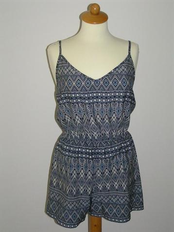 Blauwe jumpsuit maat 38. beschikbaar voor biedingen