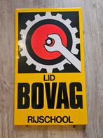 Bovag Emaille Rijschool Bord, Verzamelen, Merken en Reclamevoorwerpen, Reclamebord, Gebruikt, Onbekend, Ophalen of Verzenden
