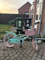 AMIGO Lola kinderfiets 18 inch – mint/roze – €65, Ophalen, Gebruikt, 18 inch, Handrem