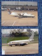 Foto's van British Airways B737-200 & BA Dash 8-300, Ophalen of Verzenden, Zo goed als nieuw, Kaart, Foto of Prent