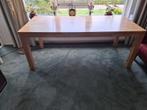 Massief eiken tafel, Ophalen, Eikenhout, 50 tot 100 cm, Zo goed als nieuw