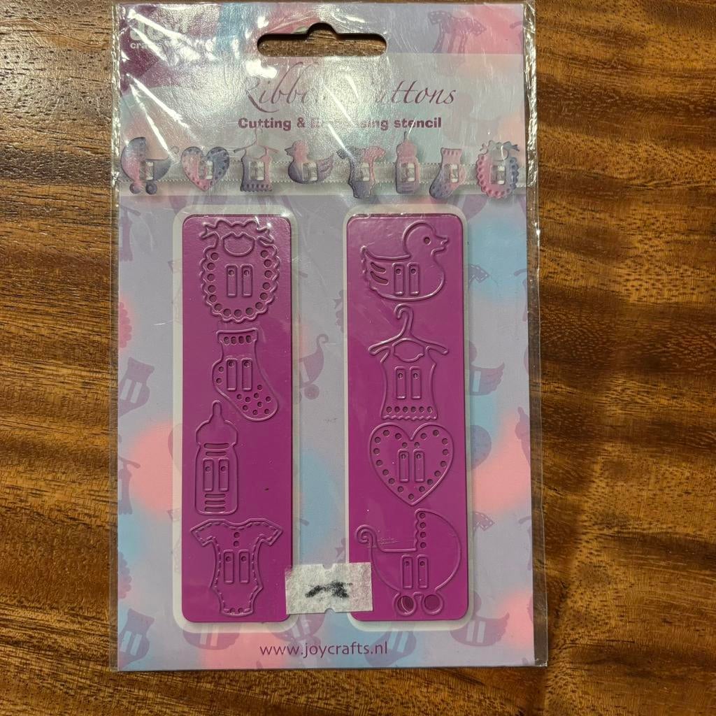 Snijmal 121 joy bsby ribbons buttons, Ophalen of Verzenden, Zo goed als nieuw, Overige thema's, Pons of Mal