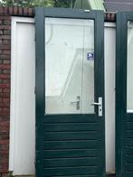 Hardhouten buitendeuren, Doe-het-zelf en Verbouw, Deuren en Horren, Ophalen, Gebruikt, 80 tot 100 cm, 215 cm of meer