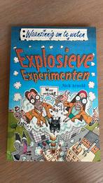 Explosieve experimenten, door Nick Arnold, Ophalen of Verzenden, Zo goed als nieuw