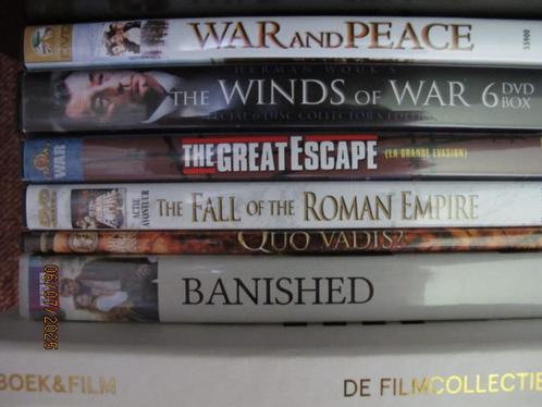 dvd (3,0) action - drama - oorlog - thriller - 4+1gratis, Cd's en Dvd's, Dvd's | Overige Dvd's, Zo goed als nieuw, Boxset, Vanaf 16 jaar