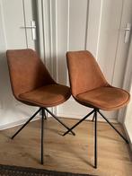 2 eetkamerstoelen, Huis en Inrichting, Stoelen, Ophalen, Gebruikt, Twee, Bruin
