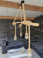 Hanglamp, Huis en Inrichting, Lampen | Hanglampen, Ophalen, Gebruikt, Hout, Minder dan 50 cm