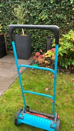 Gardena 6000sm grasmaaier, nieuw geslepen met garantie., Tuin en Terras, Gebruikt, Handgrasmaaier, Ophalen of Verzenden, Opvangbak