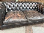‘Chesterfield’ 2-zits bank - Opknapper!, Huis en Inrichting, Gebruikt, 150 tot 200 cm, Tweepersoons, Ophalen of Verzenden